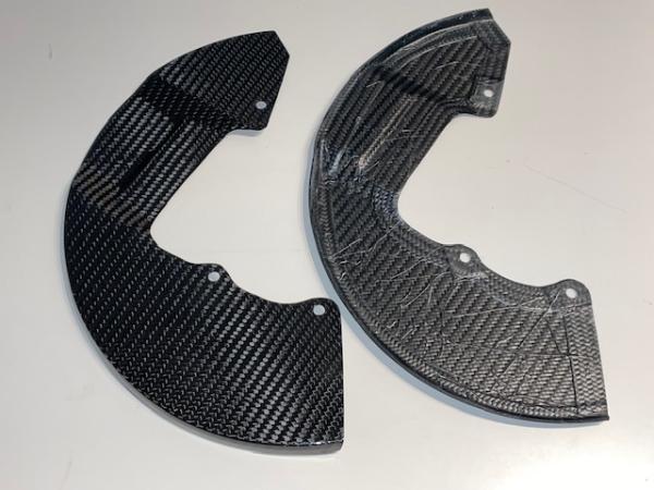 Carbon Abdeckung Bremsscheibe / Ankerblech Audi Typ 89 Quattro inkl. S2