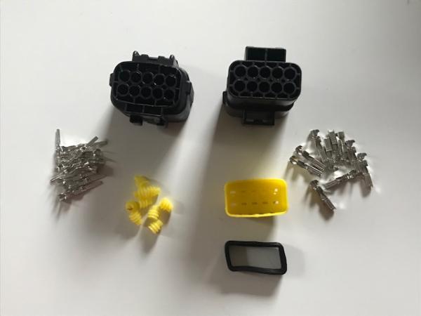 Steckerkit 10 polig M/W Econoseal Kit inkl. Pins Dichtung / auch für VEMS etc. Steckerkit 10 polig M/W Econoseal Kit inkl. Pins Dichtung / auch für VEMS etc.