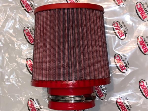 BMC Universal TwinAir Filter 80mm Durchmesser / Filterhöhe 140mm, Plastik-Top