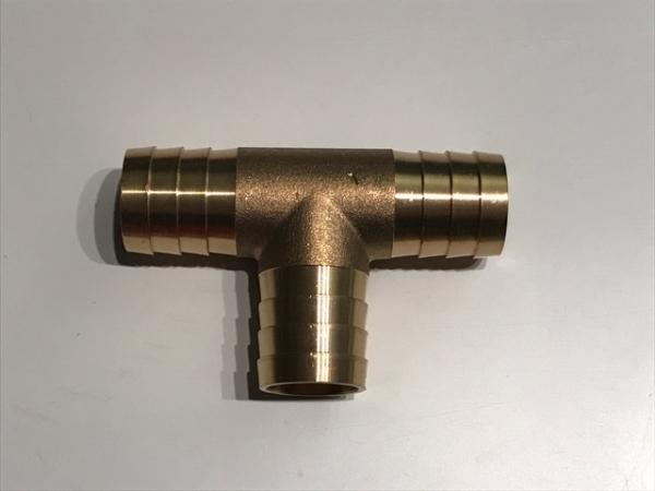 T Stück Messing 19mm