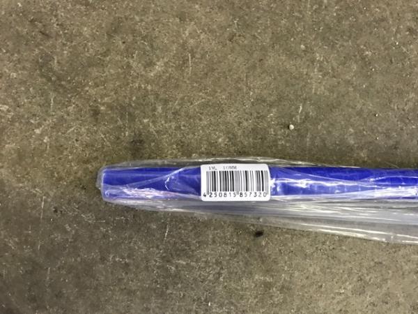 Silikonschlauch 35mm Länge 1 Meter schwarz oder blau