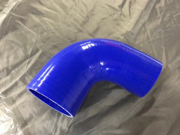 Silikon Reduzierbogen 90° 70-60mm blau