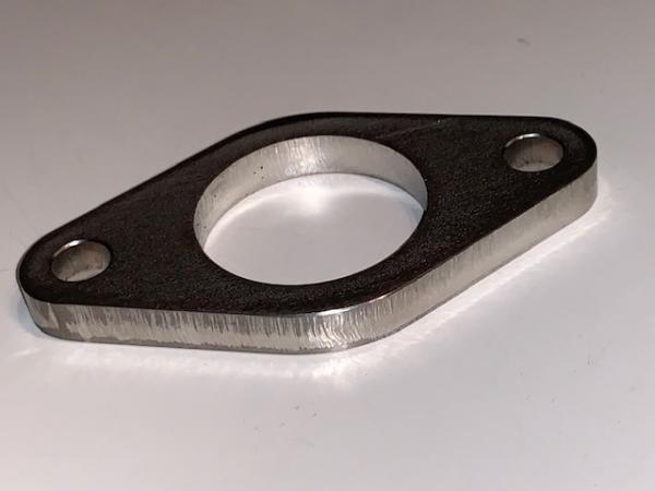 Wastegateflansch Edelstahl Tial 38 Wastegateflansch Edelstahl Tial 38