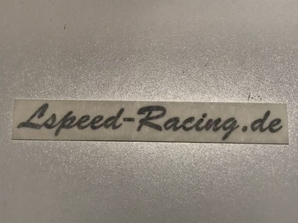 Lspeed-Racing.de Aufkleber 14,5cm schwarz