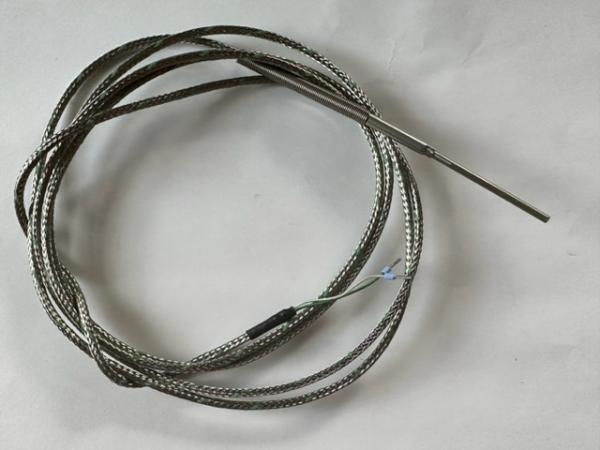 Abgastemperatursonde gerade mit Kabel, 3mm - Typ K Abgastemperatursonde gerade mit Kabel, 3mm - Typ K