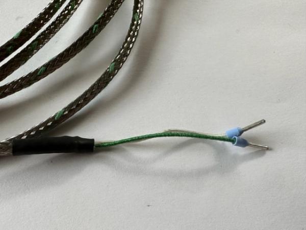 Abgastemperatursonde 90° gebogen - 3mm K Sonde - mit Kabel