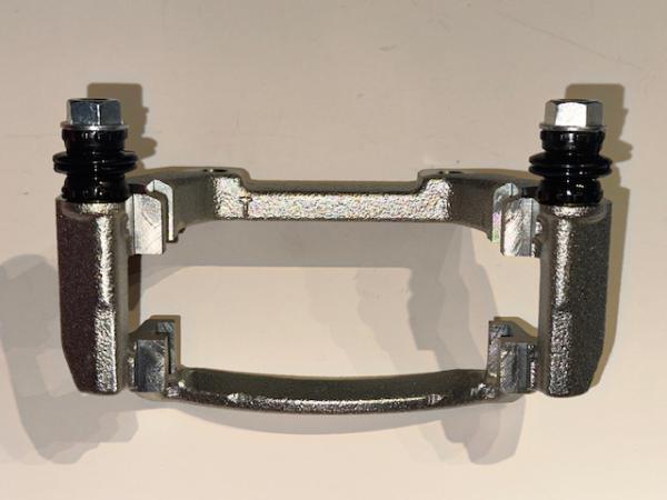 Bremsträger mit Führungsbolzen für Hinterachsbremsenumbau auf 300x22mm Audi Quattro S2 / 80 / 90 / Coupe usw.