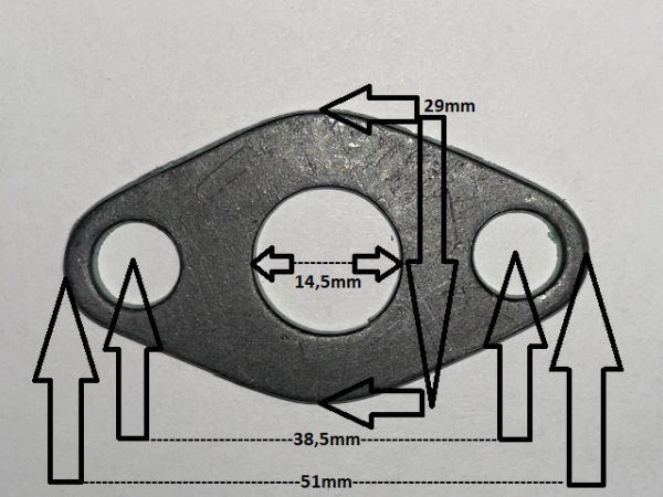 Turbolader Ölvorlaufdichtung KKK K27