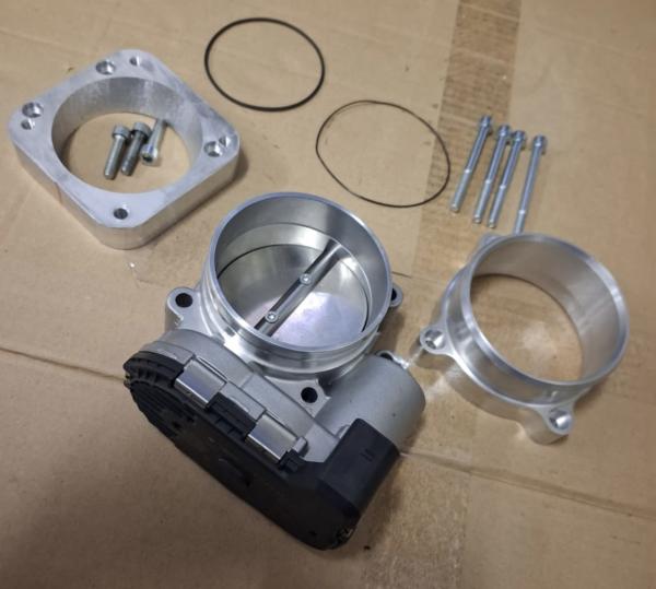 Drosselklappenadapter Audi 20V Turbo für BOSCH / RS3 E-Gas Klappenteil inkl. Schlauchadapterteil