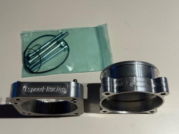 Drosselklappenadapter Audi 20V Turbo für BOSCH / RS3 E-Gas Klappenteil inkl. Schlauchadapterteil