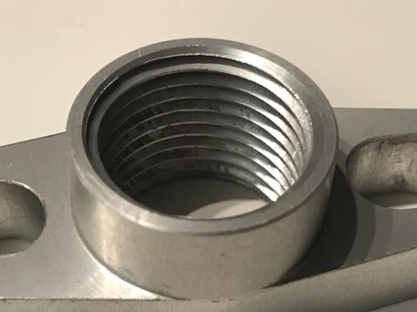 Öl Rücklauf Adapter GT-R mit Innengewinde  1/2" NPT