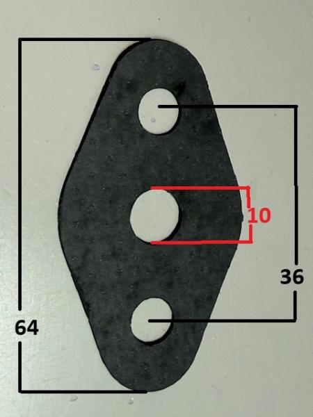 Dichtung Ölvorlaufleitung am Turbolader K26 10V Turbo Audi 5 Zylinder