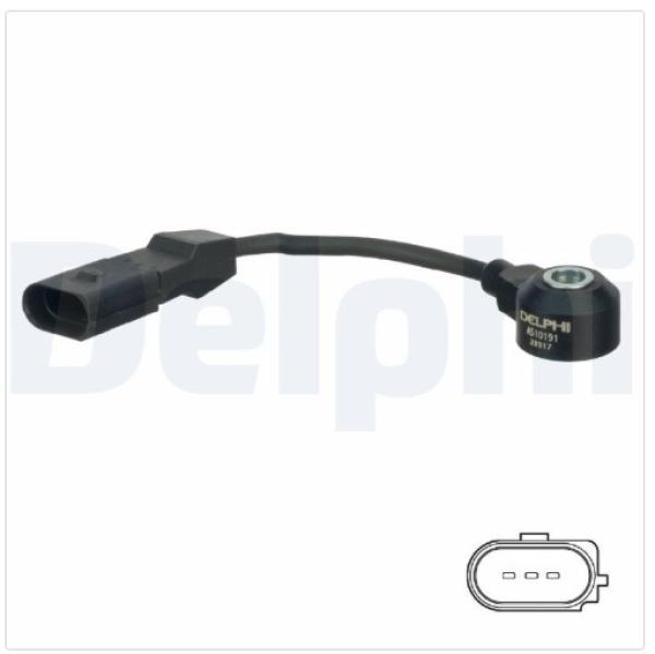 Klopfsensor 165mm / 80mm schwarz - Delphi