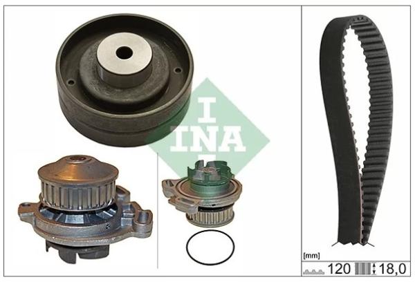 Wasserpumpen Zahnriemensatz Audi 5 Zylinder 10V / 10V Turbo - Version Riemen mit 120 Zähne