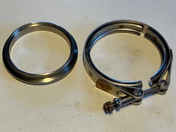 V-Band Satz 76mm für Garrett Abgasgehäuse V-Band Satz 76mm für Garrett Abgasgehäuse