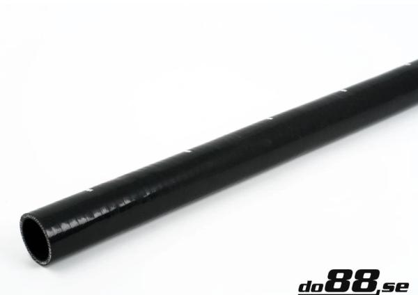 Silikonschlauch schwarz innen 25mm / Länge 1 Meter