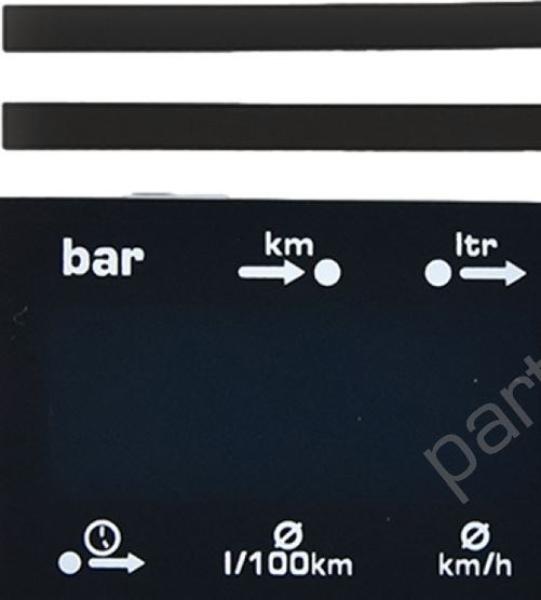 Reparatursatz MFA / Bordcomputer Audi S4 S6 C4 AAN  mit Ladedruckanzeige