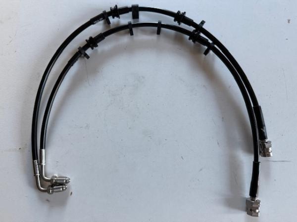 Bremsleitungssatz Stahlflex Brembo / Sportbremsanlage Vorderachse Audi Typ 89 / B4 / C4 / Typ 44 usw