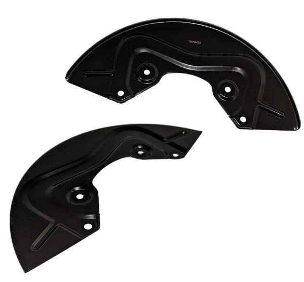 2x Ankerblech, Spritzschutz, Vorderachse, für VW Golf 1/2/3, Umbau G60 280 mm- und 312 mm-Bremse