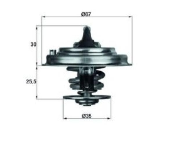 Thermostat Racing 71°  V6 / V8 / VR6 Audi / VW