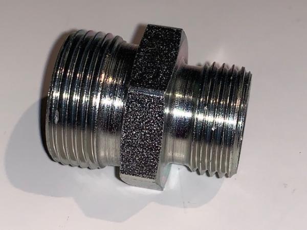 Gewindereduzierverbinder M22x1,5 auf M18x1,5mm Stahl Gewindereduzierverbinder M22x1,5 auf M18x1,5mm Stahl