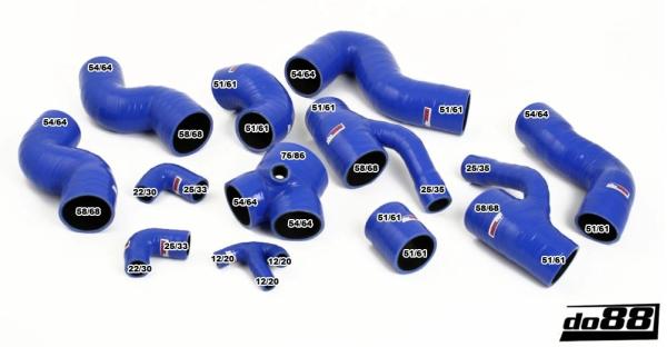 Silikonschlauchkit 12-teilig Audi V6 Biturbo S4 B5 A6 2.7 - do88