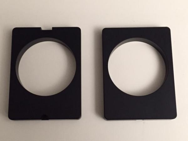 Blende für Zusatzinstrument anstelle Lüftungsgitter Audi 80/S2/RS2 etc Blende für Zusatzinstrument anstelle Lüftungsgitter Audi 80/S2/RS2 etc