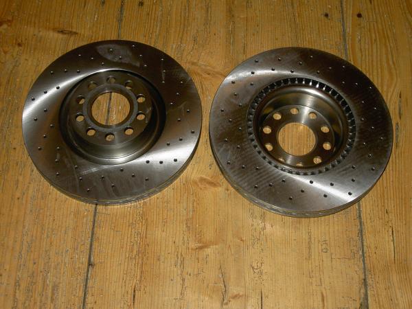 Bremsscheiben gelocht 323x30 Audi 5x112  - 2 Stück Bremsscheibe (Satz) Zimmermann Sport Coat Z