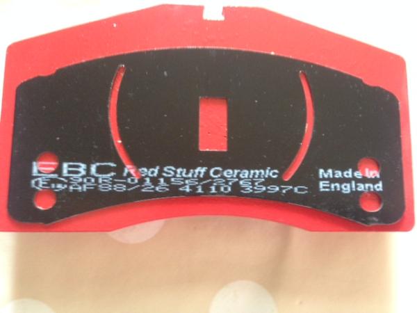 EBC Redstuff Bremsbeläge Brembo 322mm Audi/Porsche EBC Redstuff Bremsbeläge Brembo 322mm Audi/Porsche