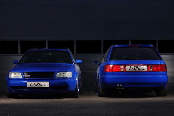 Edelstahlendschalldämpfer Audi S4/S6 C4 20VT & V8 Edelstahlendschalldämpfer Audi S4/S6 C4 20VT & V8