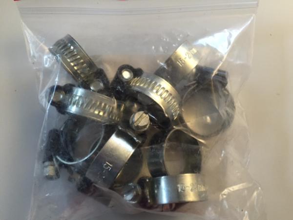 Schlauchschellen HD schwarz 15-24mm Schlauchschellen HD schwarz 15-24mm