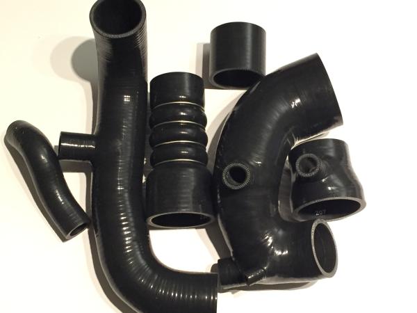 Silikonschlauchkit 6-teilig Audi S2 3B schwarz Silikonschlauchkit 6-teilig Audi S2 3B schwarz