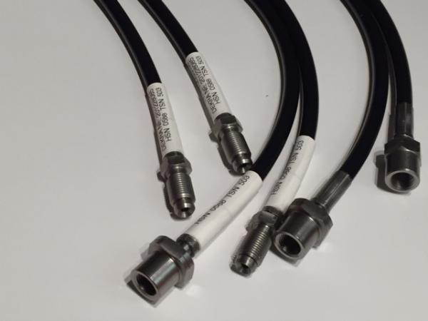 Stahlflex Bremsleitungen, 6-teiliger Kit, Audi S2 Coupe und Coupe Quattro Stahlflex Bremsleitungen, 6-teiliger Kit, Audi S2 Coupe und Coupe Quattro