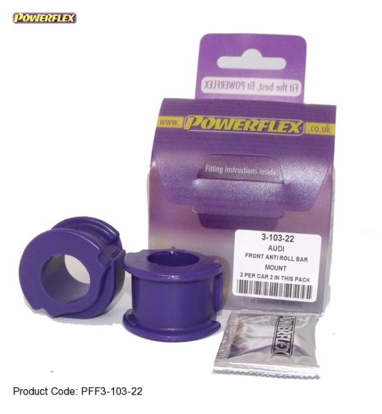 PU Stabilager 22mm Vorderachse Audi 80/90 B2/B3/B4 PU Stabilager 22mm Vorderachse Audi 80/90 B2/B3/B4