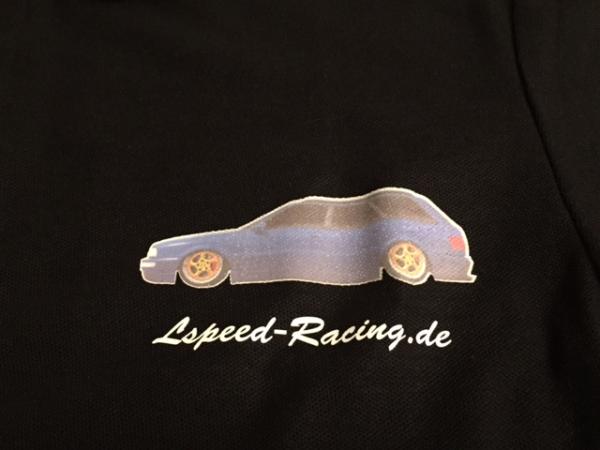 Lspeed Racing RS Polohemd schwarz Lspeed Racing RS Polohemd schwarz