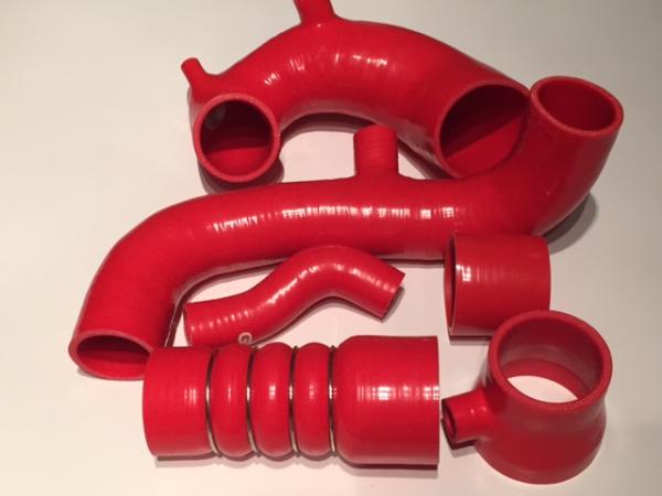 Silikonschlauchkit 6-teilig Audi S2 3B rot Silikonschlauchkit 6-teilig Audi S2 3B rot