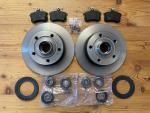 Hinterachsbremse Umbaukit auf LK 5x112 - Audi 80 B4 / Cabrio / Coupe  nur Frontantrieb